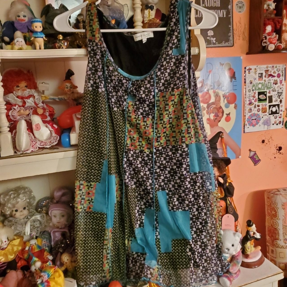 colorful hippie tank top